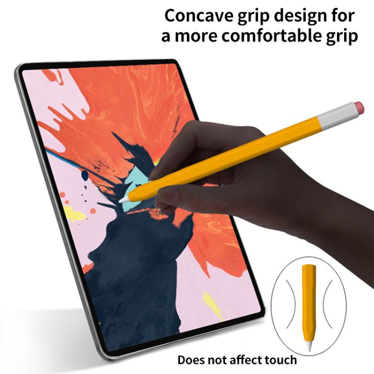 Estuche Protector Silicona Antivuelco Lápiz Óptico Apple Pencil 2/Pro (Rosa)