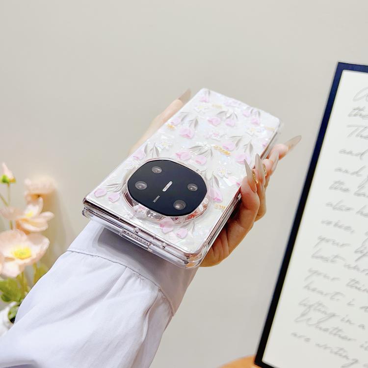 Funda Protectora Huawei Mate Xt Diseño de Flores Textura Carcasa (Floral)