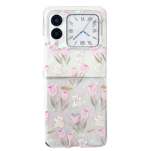 Funda Protectora Tipo Libro Huawei Nova Diseño Flores (Tulipán)
