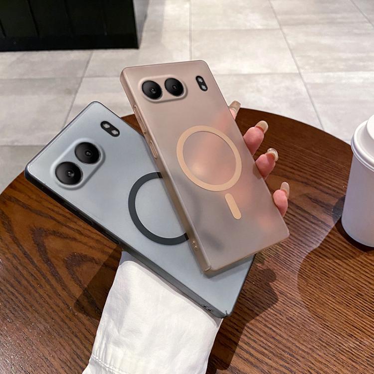 Funda para OnePlus Nord 4 5G con Protección contra Frío y Hielo, Orificio Fino y Magsafe (Dorada)