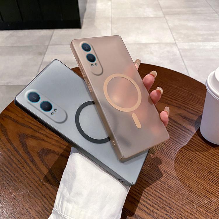 Funda para OnePlus Nord CE 4 Lite 5G con Protección contra Frío y Hielo, Orificio Fino y Magsafe (Blanca)