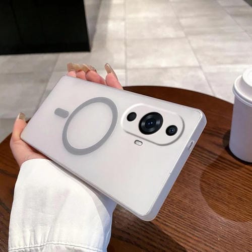 Funda para Teléfono Huawei Nova 11 Pro con Orificio Fino y Protección Contra Niebla y Hielo Magsafe (Gris Titanio)