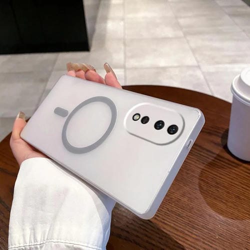 Funda para Teléfono For Honor 80 con Protección Contra Frío y Hielo Magsafe (Gris Titanio)