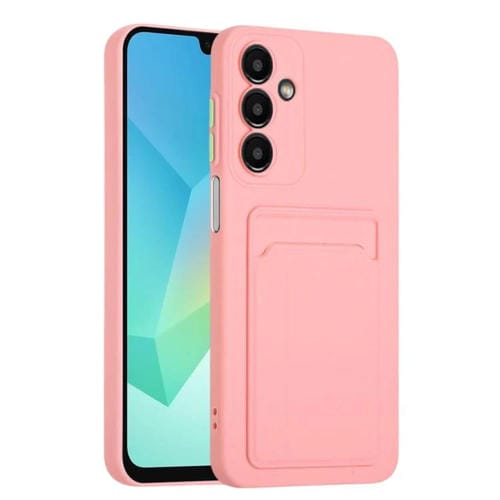 Funda TPU Samsung Galaxy A16 4G/5G Ranura para Tarjeta a Prueba de Golpes (Rosa)