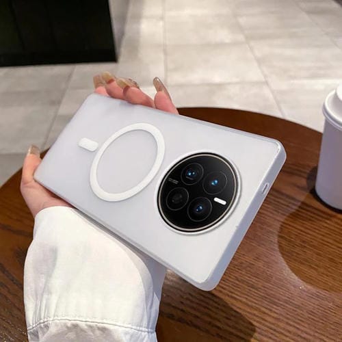 Funda para Teléfono Huawei Mate 50 Ice Fog Magsafe para PC (Blanca)