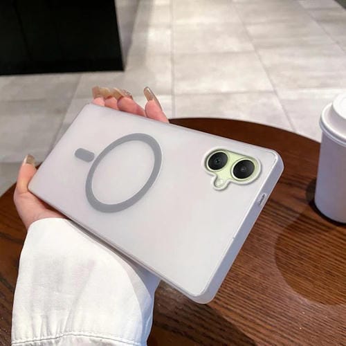 Funda para Teléfono Samsung Galaxy A06 5G Ice Fog Magsafe para PC (Gris Titanio)