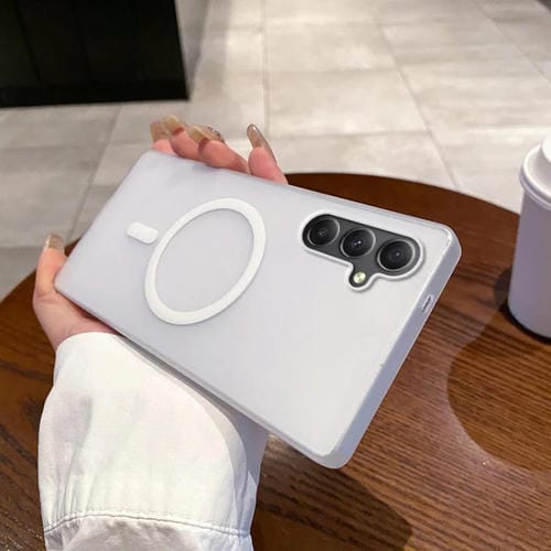 Funda para Teléfono Samsung Galaxy A34 5G Ice Fog Magsafe para PC (Blanca)