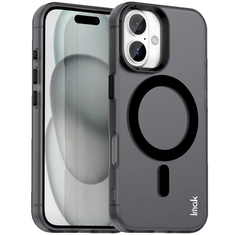 Funda IMAK Candy Series MagSafe a prueba de golpes para iPhone 17 (negra)