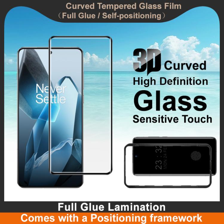 Película de Vidrio Templado Curvo 3D Imak para OnePlus 13 con Pegamento Completo