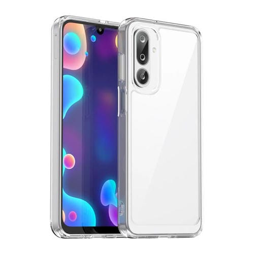 Funda híbrida de acrílico y TPU para Samsung Galaxy F36 5G (transparente)