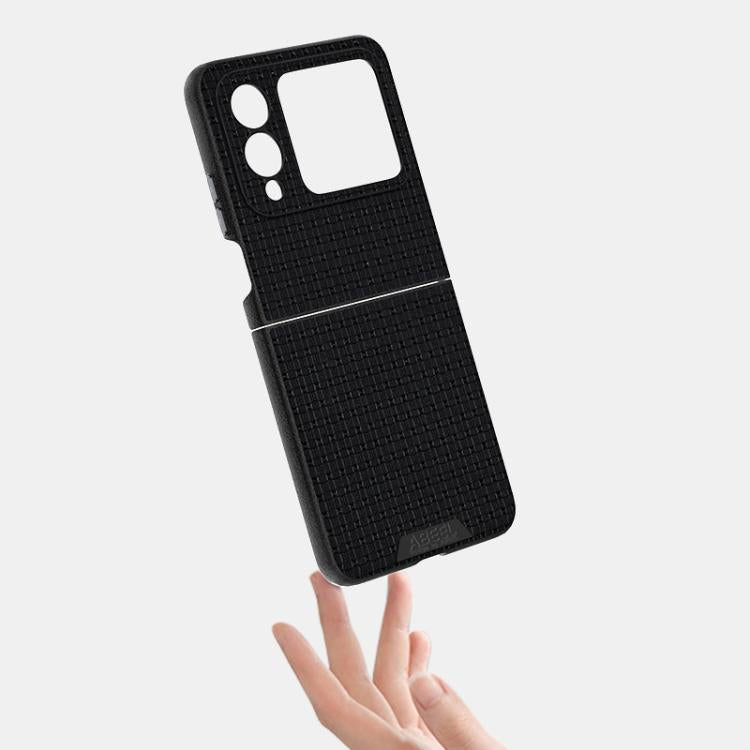 Funda de Cuero con Micro Relieve 6D y Magsafe para Huawei Nova Flip (Azul)