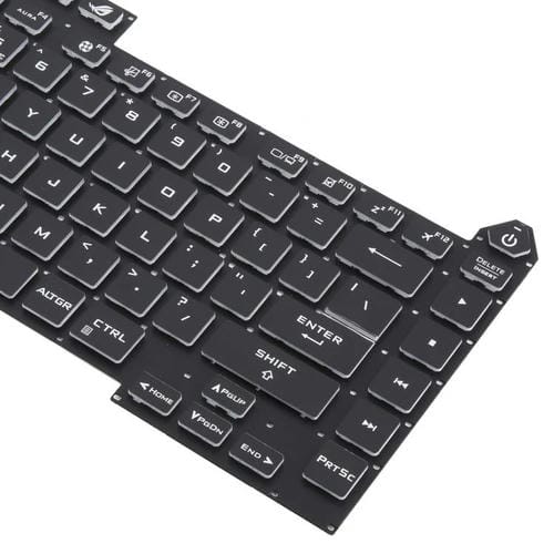 Beleuchtete Tastatur Asus Rog Strix G15 G513 G513Q G513Qm G513Qy G533 (Schwarz) USA-Version