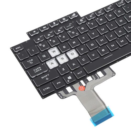 Beleuchtete Tastatur Asus Rog Strix G15 G513 G513Q G513Qm G513Qy G533 (Schwarz) USA-Version
