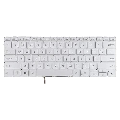 Teclado Retroiluminado Asus Ux431 X431 V431 K431 S431 X431Fac Ux431U Ux431F U4500F (Prateado)