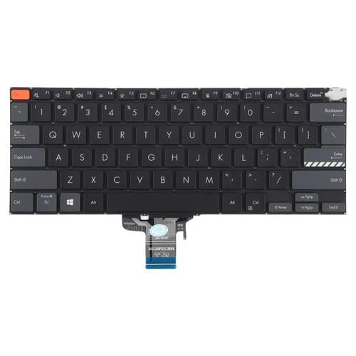 Clavier rétroéclairé Asus Vivobook Pro 14X Modèles M7400 M4700 M4700Qc M4700PC M7600 M3400 M3401 M3401Q X7400 X3400 X3400P K3400P (Noir)