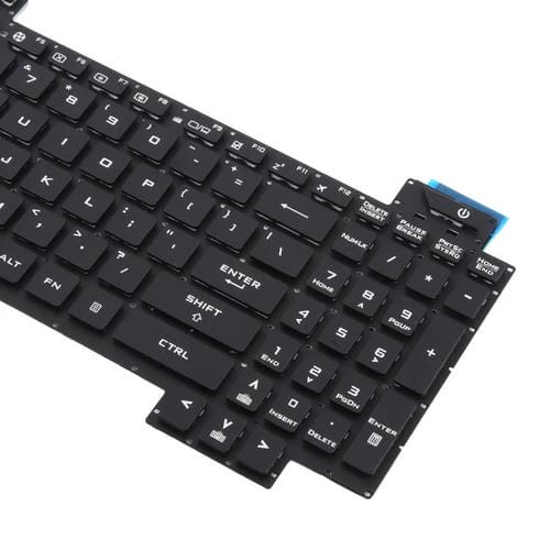 Teclado Retroiluminado Asus Fx63 Fx63V Fx503Vm Fx503Vd Zx63Ve Fz63V Gl503Vs (Blanco) (Versión USA)