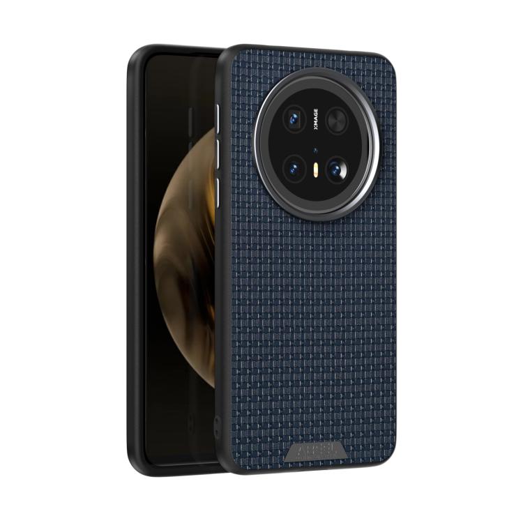 Funda de Cuero con Microrelieve 6D Magsafe para Huawei Mate 70 Pro / 70 Pro+ (Azul)