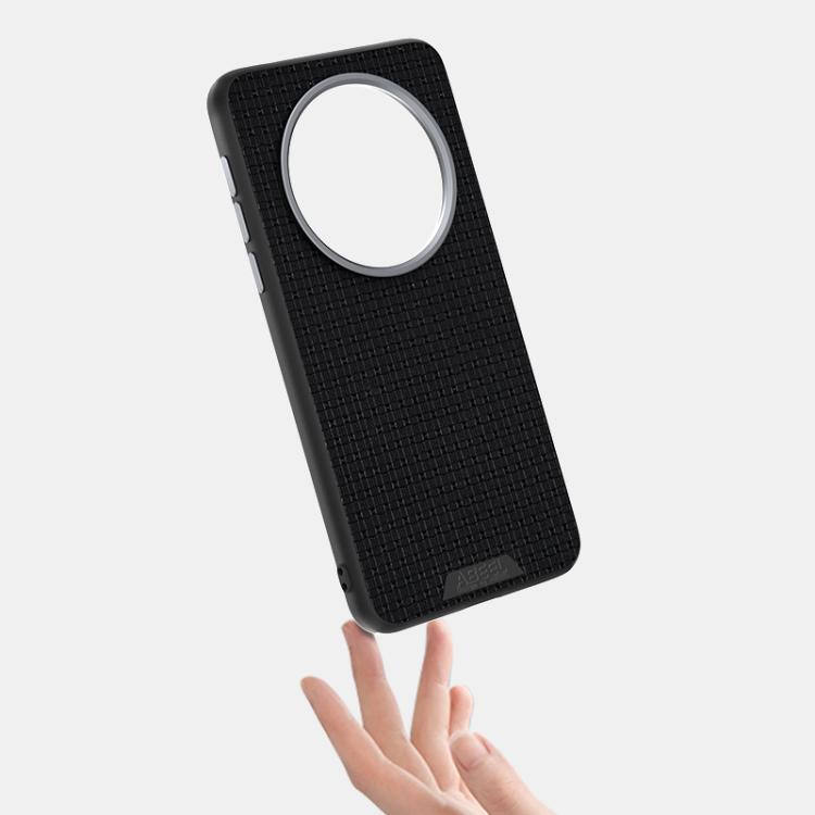 Funda de Cuero con Micro Relieve 6D Abeel Ruyi para Huawei Mate 70 (Verde)