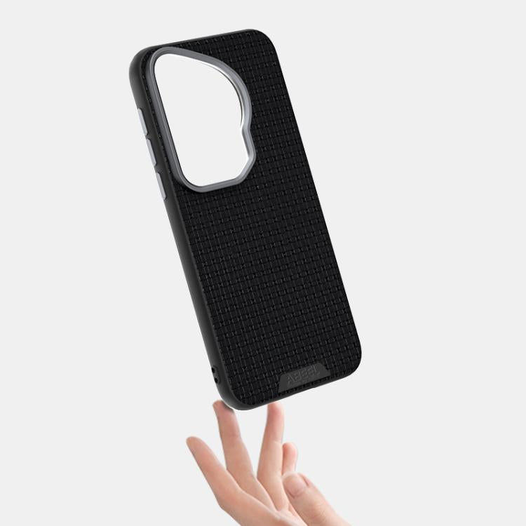 Funda de Cuero con Micro Relieve Magsafe 6D para Huawei Pura 70 Ultra (Azul)