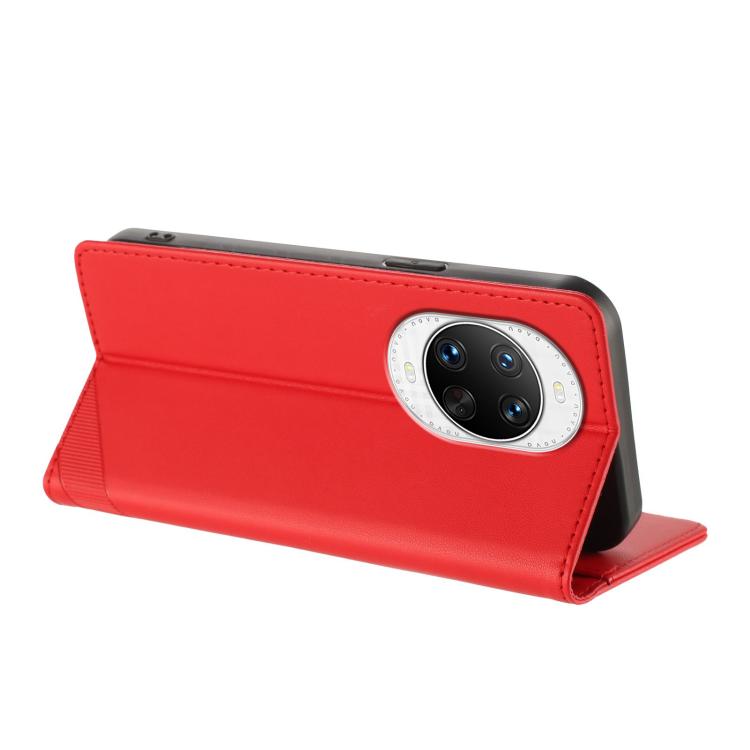 Funda de cuero retro con relieve para Huawei nova 14 Pro (rojo)