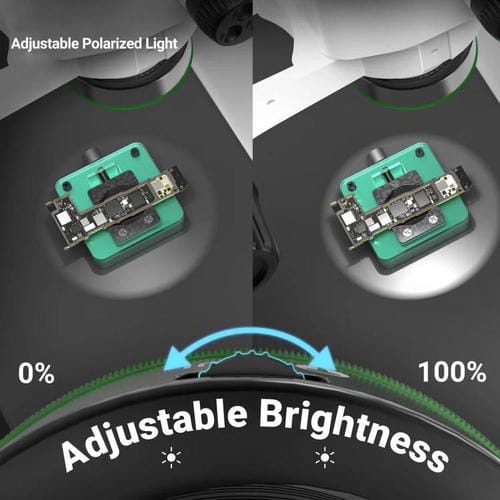 Mikroskop 2Uul MS97 staub-, öl- und rauchdicht mit einstellbarem polarisiertem Licht