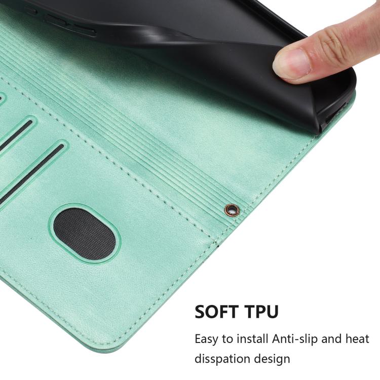 Funda de cuero retro con hebilla para Huawei Nova 14 Ultra (verde menta)