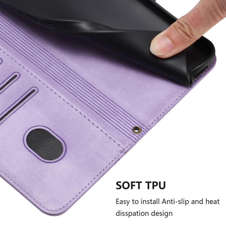 Funda de cuero retro con hebilla para Huawei Nova 14 Ultra (morado)