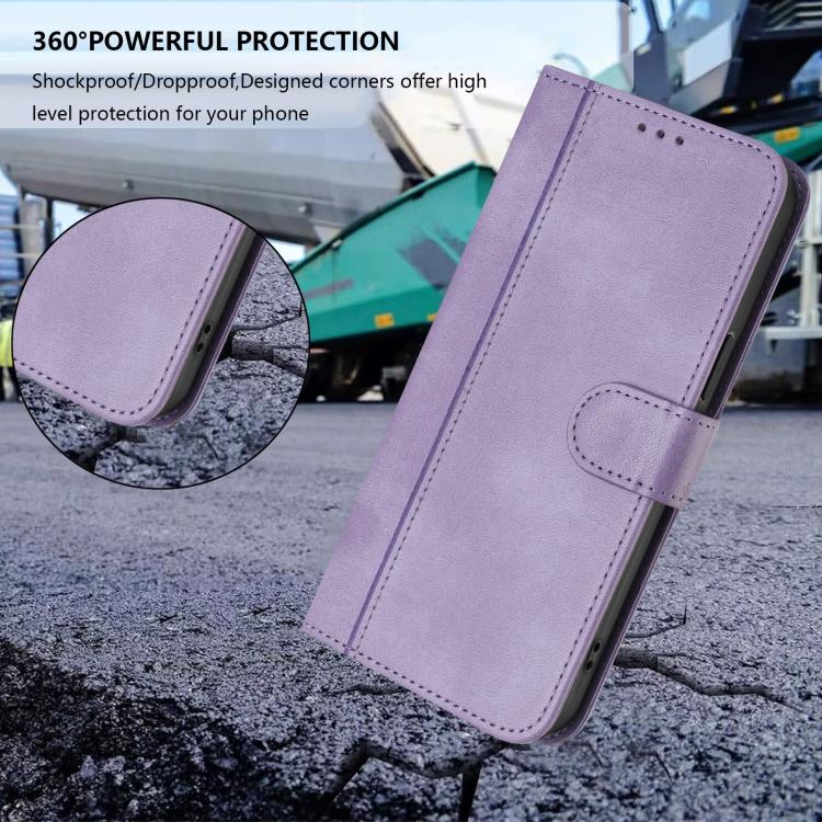 Funda de cuero retro con hebilla para Huawei Nova 14 Ultra (morado)