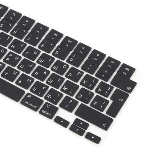Touches Grandes Apple MacBook A2442, A2485, A2779, A2780, A2991, A2992, A2918 (Version Britannique) Langue Russe
