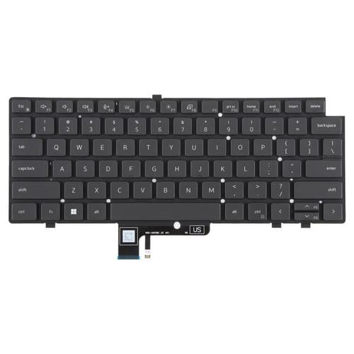 Clavier rétroéclairé portable Dell Latitude 7340, 7440 et 7640 (Version USA) (Noir)