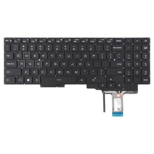 Clavier rétroéclairé portable Xiaomi Redmi G 2021, 2020, XMG2003-AJ / AB / -AL, RMG2104-AJ, 2102-AB, Gaming RMG2103 (Version USA) (Noir)