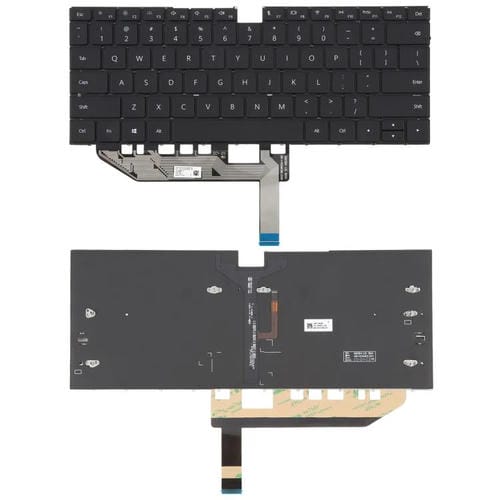 Clavier rétroéclairé portable Huawei Matebook X Version USA EUL-W19P EUL-W19 EUL-W29 W29P (Noir)