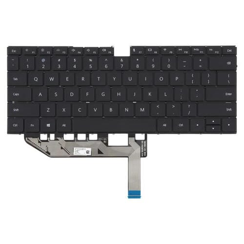 Clavier rétroéclairé portable Huawei Matebook X Version USA EUL-W19P EUL-W19 EUL-W29 W29P (Noir)