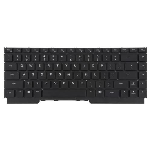 Clavier rétroéclairé coloré portable Dell Alienware M15 R5 M15 R6 M15 R7 (Version USA) (Noir)