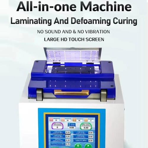 Machine Laminator and Anti-foaming UV Curing YYD YD-636 with American Plug
