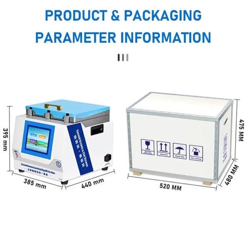Máquina Laminadora y Antiespumante de Curado UV YYD YD-639 con Enchufe UE