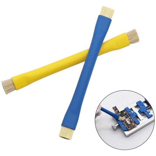 Hard Anti-static Brush Clean Dust from Motherboard Integrated Circuits (Yellow)