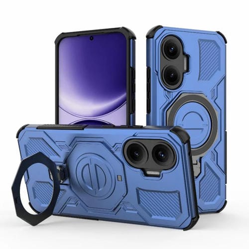 Funda magnética de TPU y PC MagSafe de color sólido para Redmi Turbo 4 Pro 5G J-20 (azul)