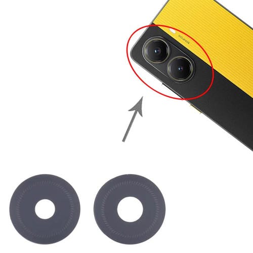 Lentes Câmara Traseira Xiaomi POCO X7 Pro (10 Unidades)