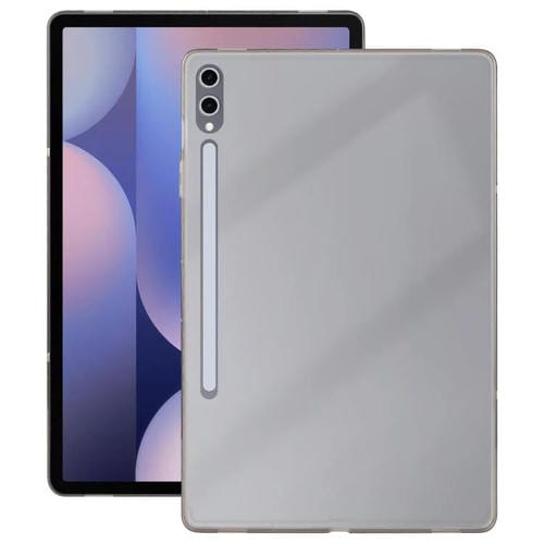Funda híbrida de TPU y acrílico transparente para Samsung Galaxy Tab S9+/S10+ (negro)