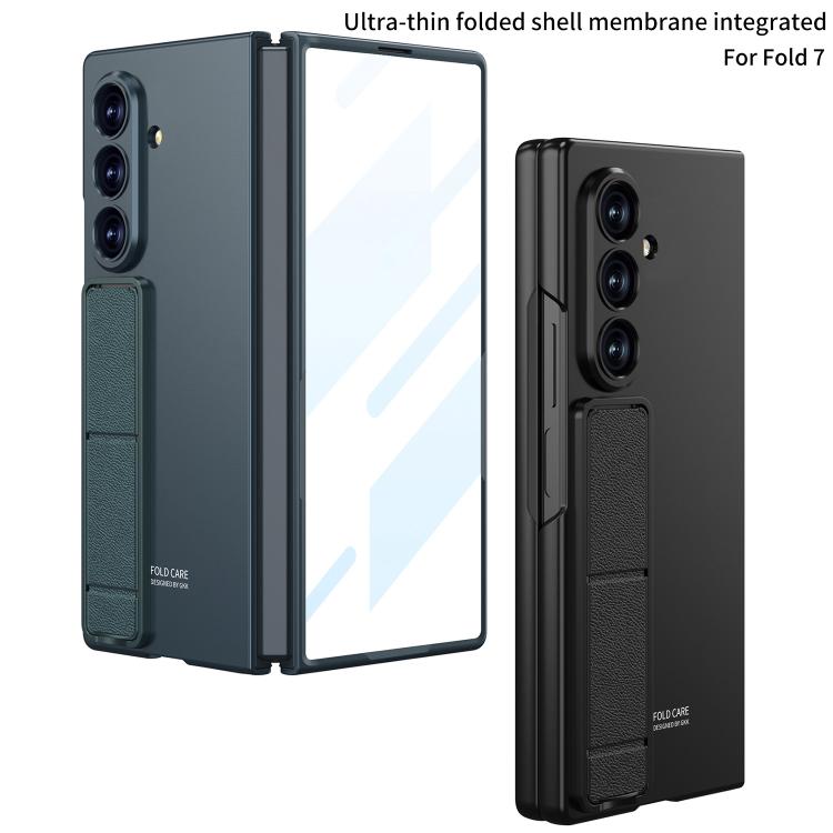 Funda ultrafina GKK con soporte para Samsung Galaxy Z Fold7 5G (verde)