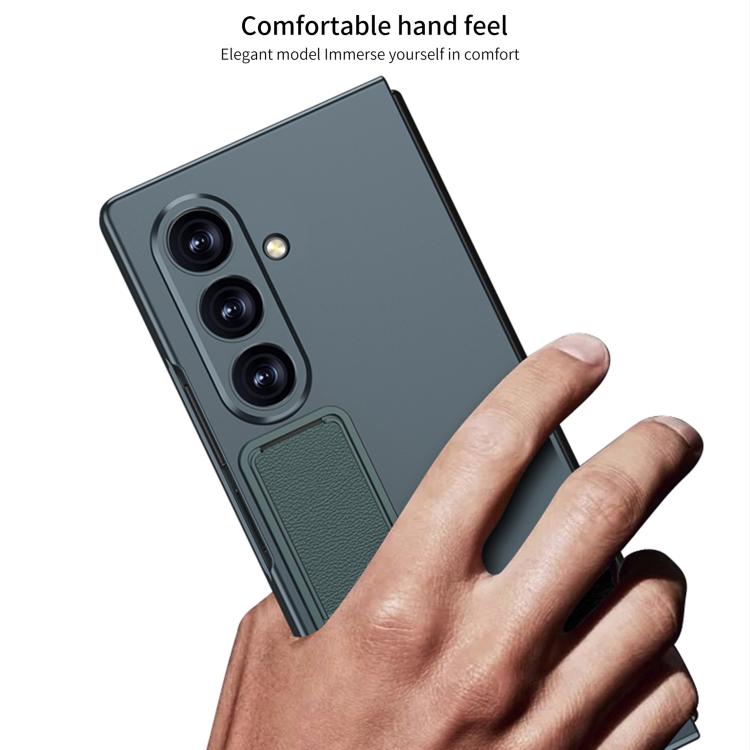 Funda ultrafina GKK con soporte para Samsung Galaxy Z Fold7 5G (verde)