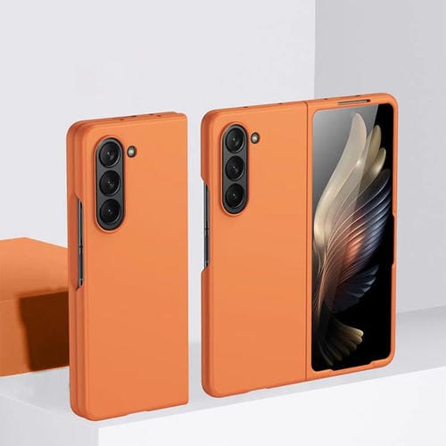Funda de PC ultrafina a prueba de golpes Kalebol para Samsung Galaxy Z Fold5 (naranja)