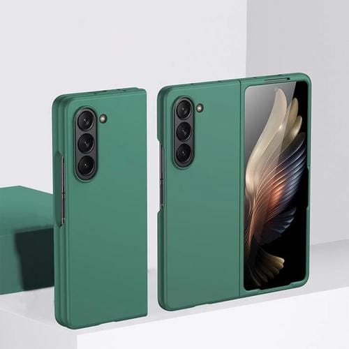 Funda de PC ultrafina a prueba de golpes Kalebol para Samsung Galaxy Z Fold5 (verde bosque)