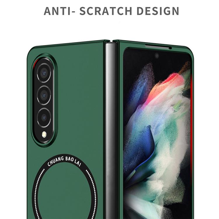 Funda de PC Kalebol MagSafe a prueba de golpes y esmerilada para Samsung Galaxy Z Fold6 (morada)