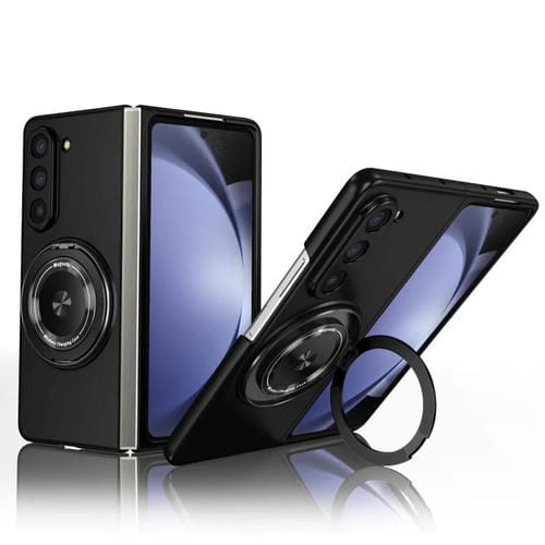 Funda para Samsung Galaxy Z Fold6 con soporte giratorio MagSafe Kalebol para PC (negra)