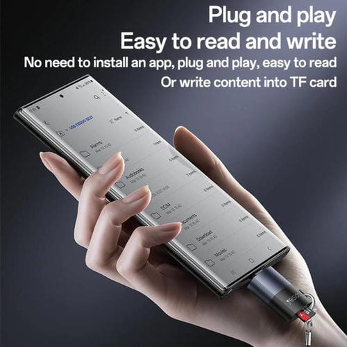 Lector de tarjetas TF Yesido GS37 Tipo-C (Negro)