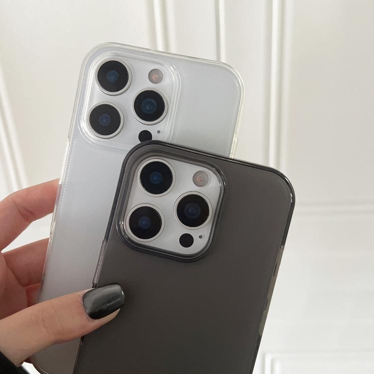 Funda de TPU transparente y cómoda para iPhone 13 Pro (naranja)
