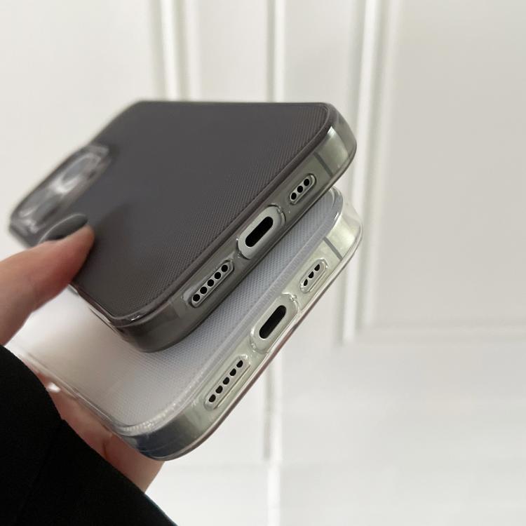 Funda de TPU transparente y cómoda para iPhone 12 Pro Max (verde)