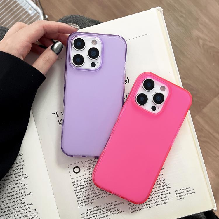 Funda de TPU transparente y cómoda para iPhone 13 mini (verde)